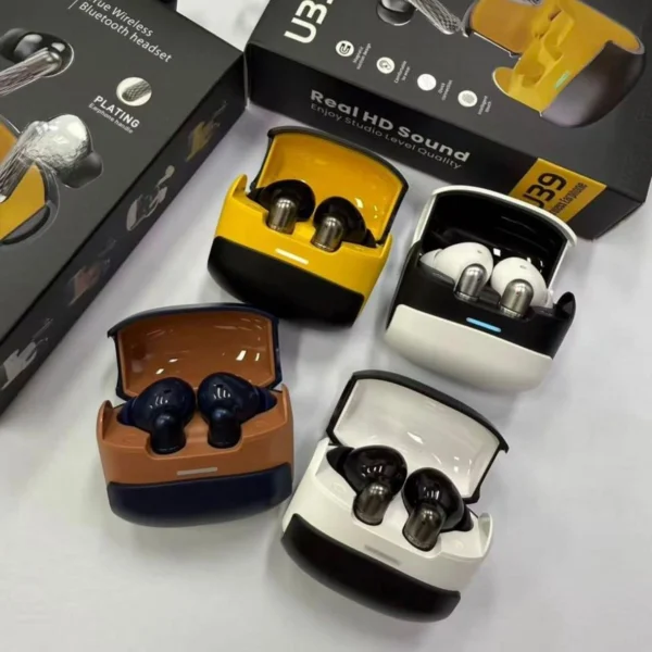 U39 Wireless Bluetooth Earbuds with Deep Bass and HD Sound