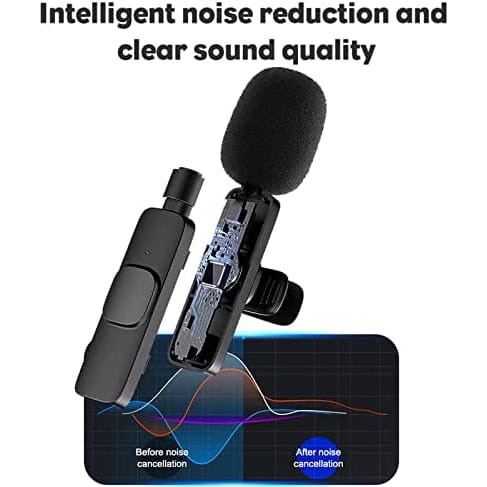 K9 Wireless Lavalier Mic Kit for Android & iPhone