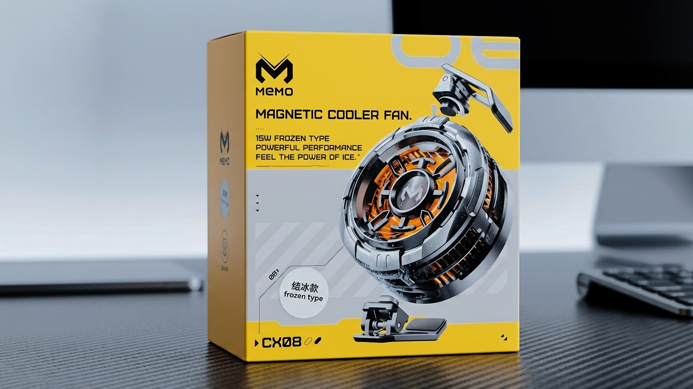 MEMO CX08 Pro 25W Mobile Cooling Fan with Magnetic Clip