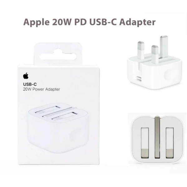 Apple 20W 3-Pin Power Adapter with 12-Pin Charging Cable