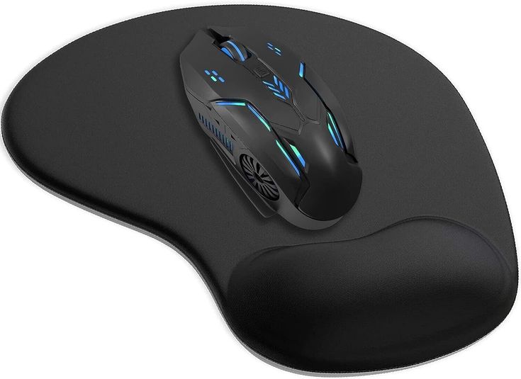 Ergonomic Gaming Mouse Pad with Wrist Support and Non-Slip Base