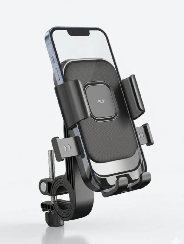 FLY PT-030 Universal Bike Phone Holder with 360° Adjustment