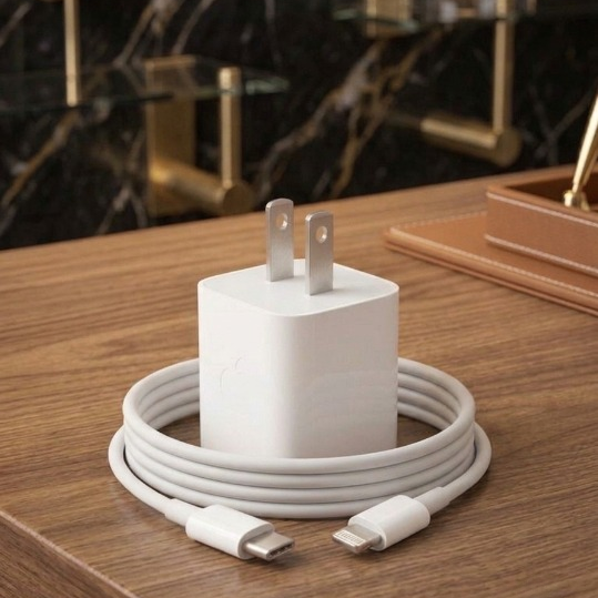 20W USB-C Power Adapter with 1m USB-C to Lightning Cable Set