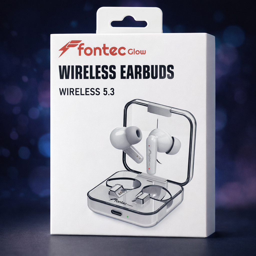 Fontec Glow Wireless Earbuds with ENC & Gaming Mode