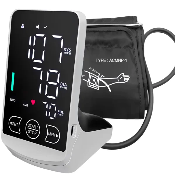 Fireurus Rechargeable Smart Blood Pressure Monitor Arm Cuff
