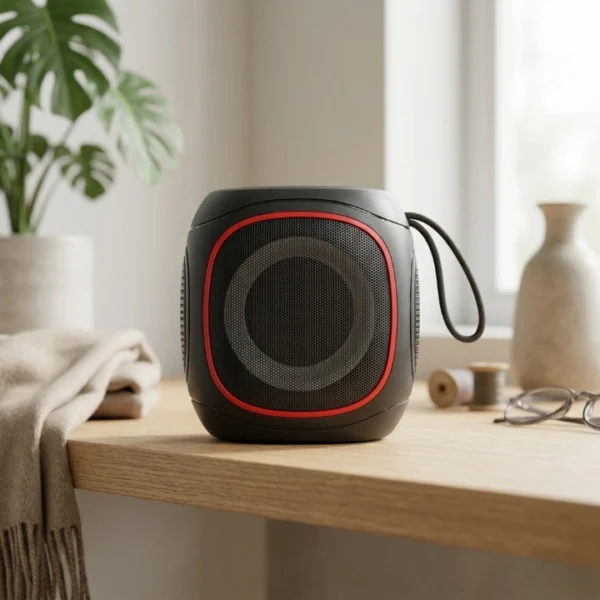 AC73 Portable Bluetooth Speaker with RGB Lights & FM Radio