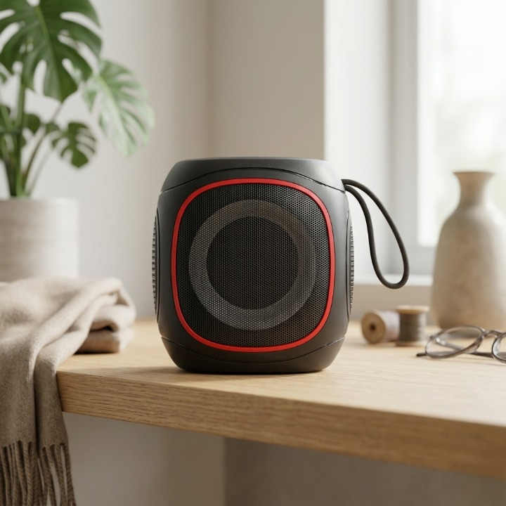 AC73 Portable Bluetooth Speaker with RGB Lights & FM Radio