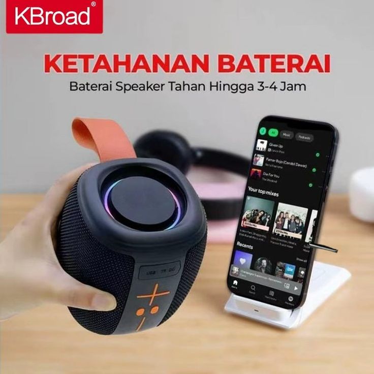 KTS-2310 Waterproof RGB Bluetooth Speaker with Deep Bass