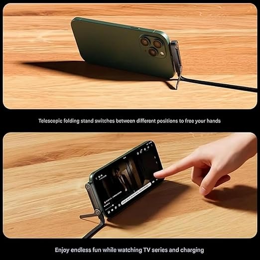 240W Type-C Fast Charging Cable with Adjustable Stand