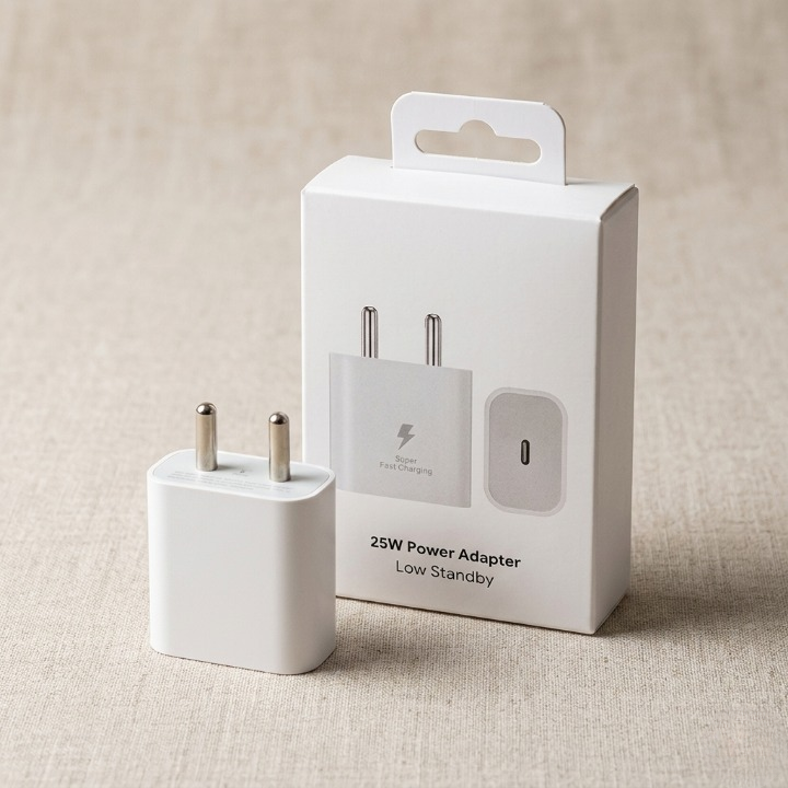 25W White Type-C Power Adapter Fast Charger