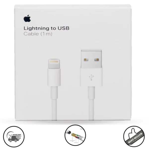 Apple Lightning to USB Cable Fast Charging & Sync