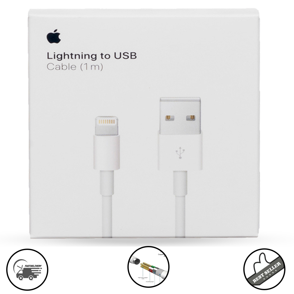 Apple Lightning to USB Cable Fast Charging & Sync