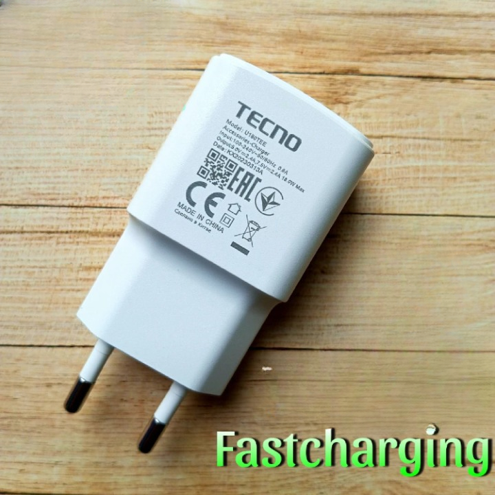 Tecno Fast Charging Charger with USB Cable Set