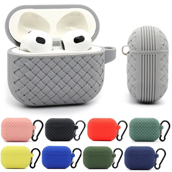Silicone Braided Soft TPU Case for AirPods Pro 2