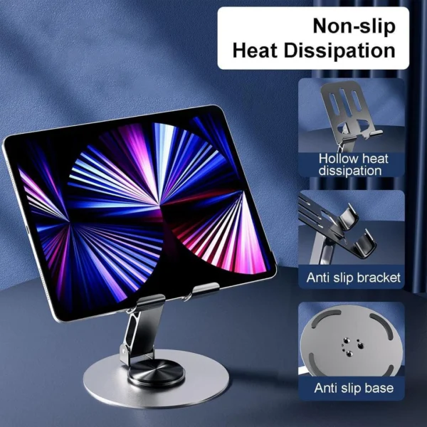 Adjustable Metal Phone Holder Foldable Desktop Stand