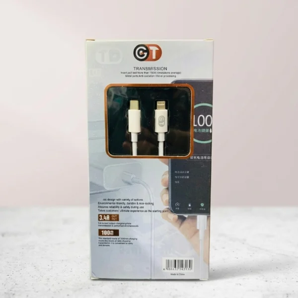 GT Type C to iPhone Fast Charging Lightning Cable