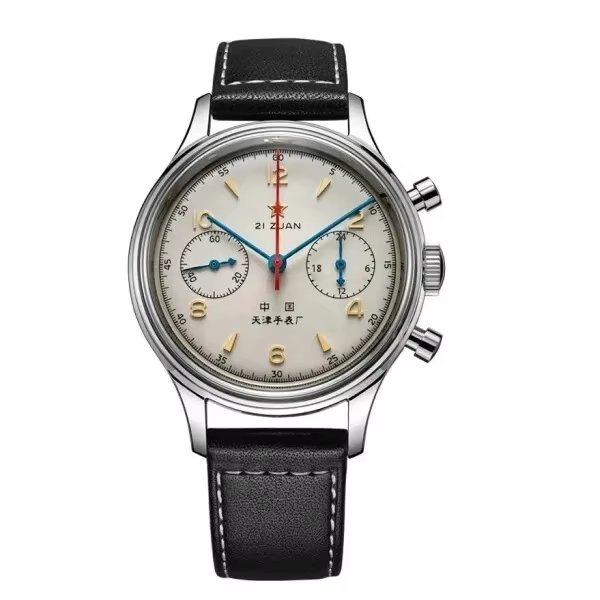 HEIMDALLR 1963 Pilot Quartz Chronograph Watch 42mm