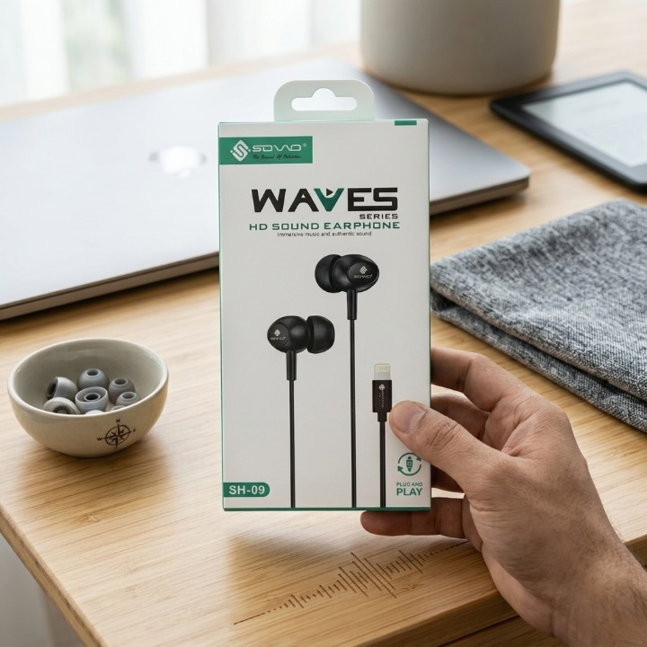 Waves Wireless Earbuds with Bluetooth and ANC