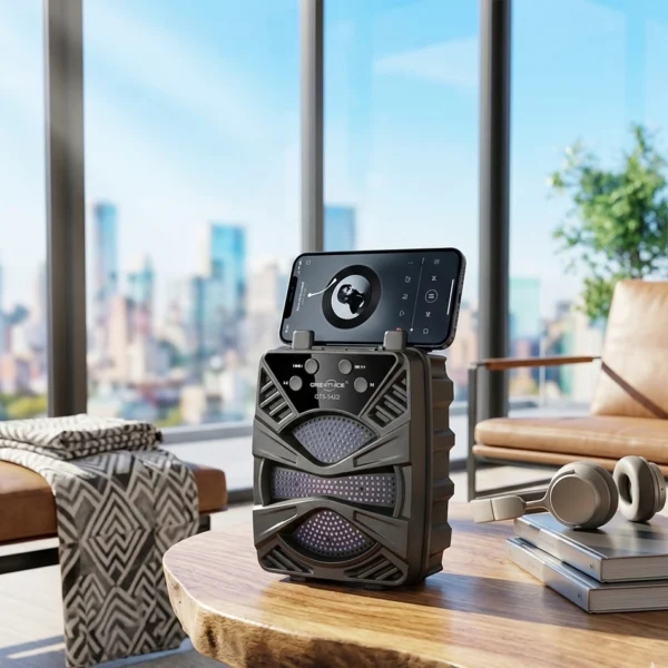 GTS-2422 Portable 3-Inch Bluetooth Speaker - Compact & Powerful
