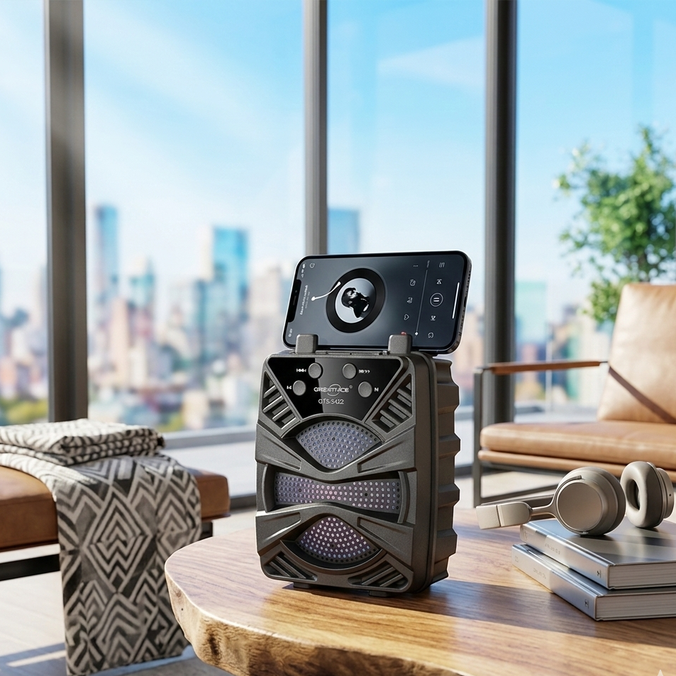 GTS-2422 Portable 3-Inch Bluetooth Speaker - Compact & Powerful