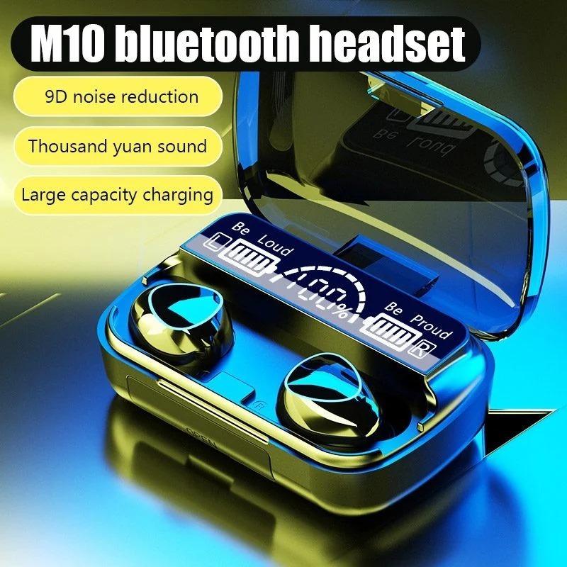 Original M10 TWS Bluetooth 5.3 Earbuds with LED Display