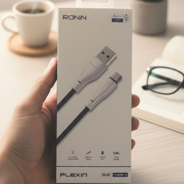 Ronin Type-C Fast Charging Cable Durable High-Speed