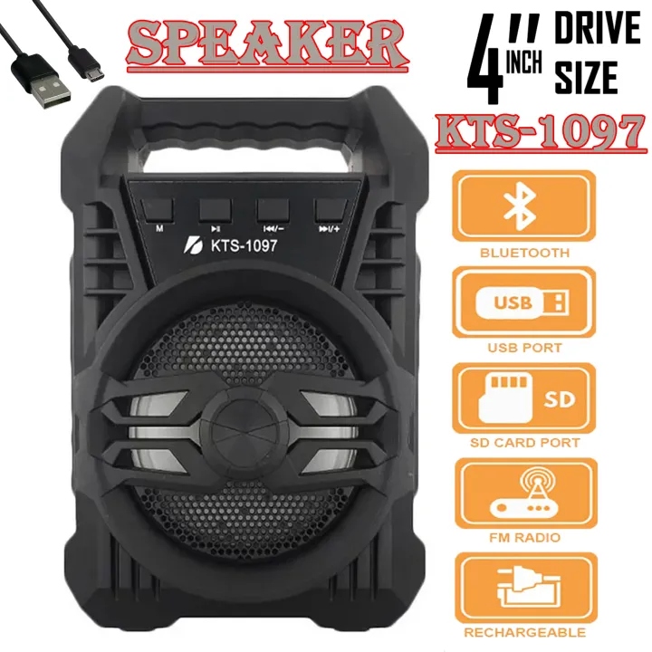 Rechargeable Bluetooth 3.1 Speaker with RGB Lighting