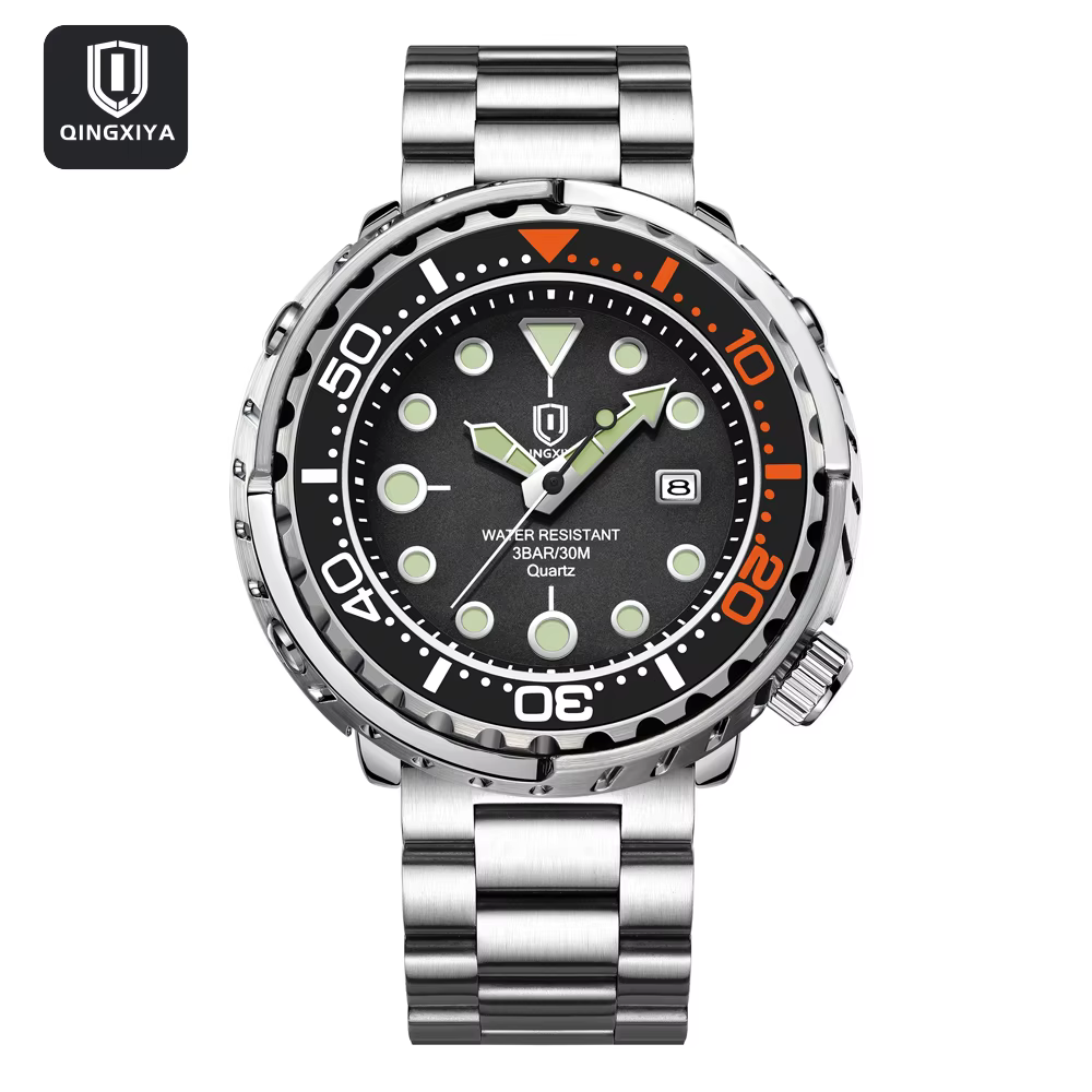 QINGXIYA Men’s Luxury Waterproof Luminous Quartz Watch product image