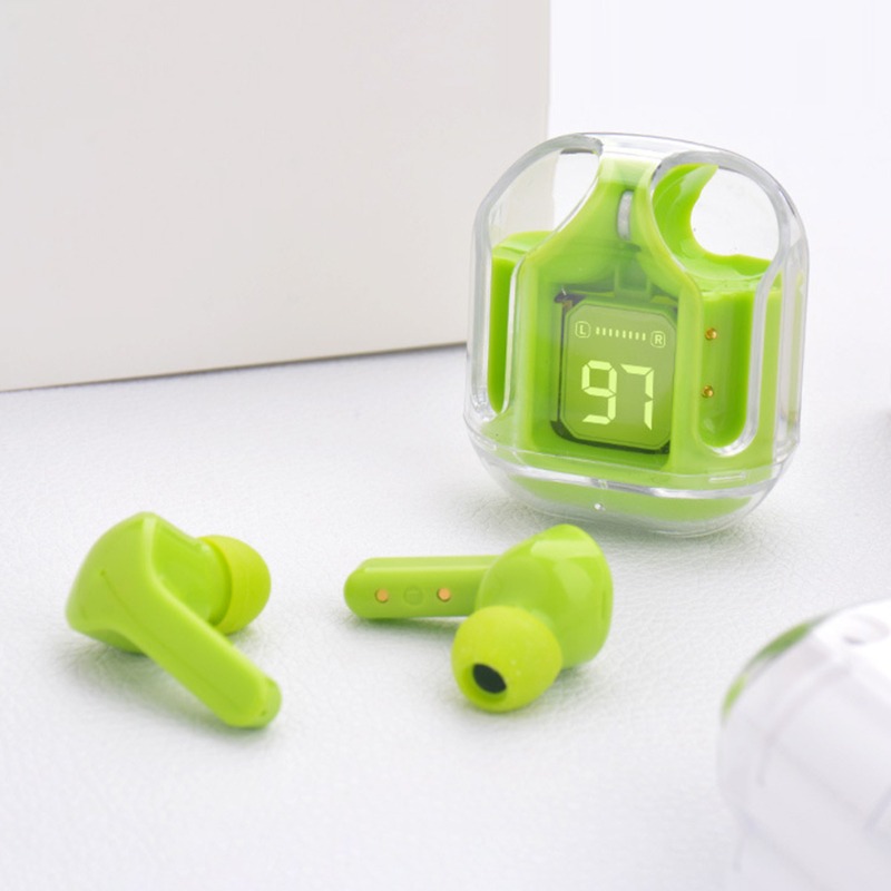 Air31 Wireless Earbuds with Transparent Charging Case