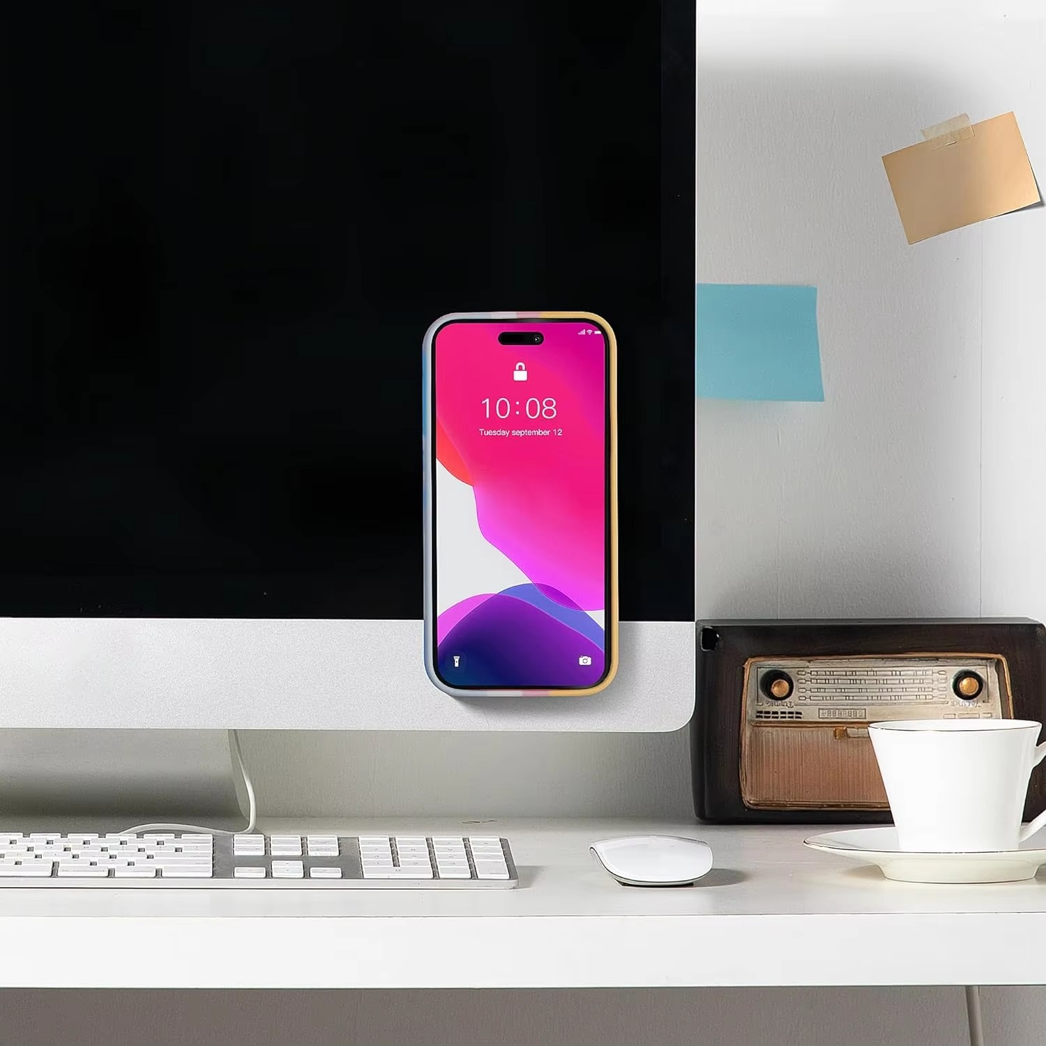 Mobile Silicone Bubble Grip Suction Phone Holder