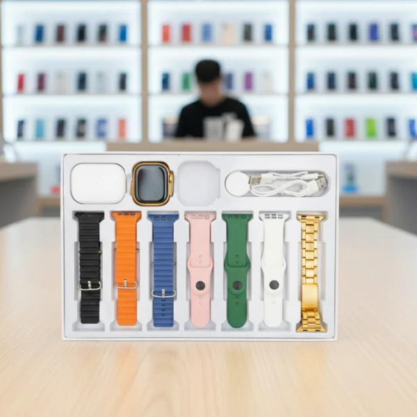 I20 Ultra Max 10-in-1 Smart Watch with Airpods