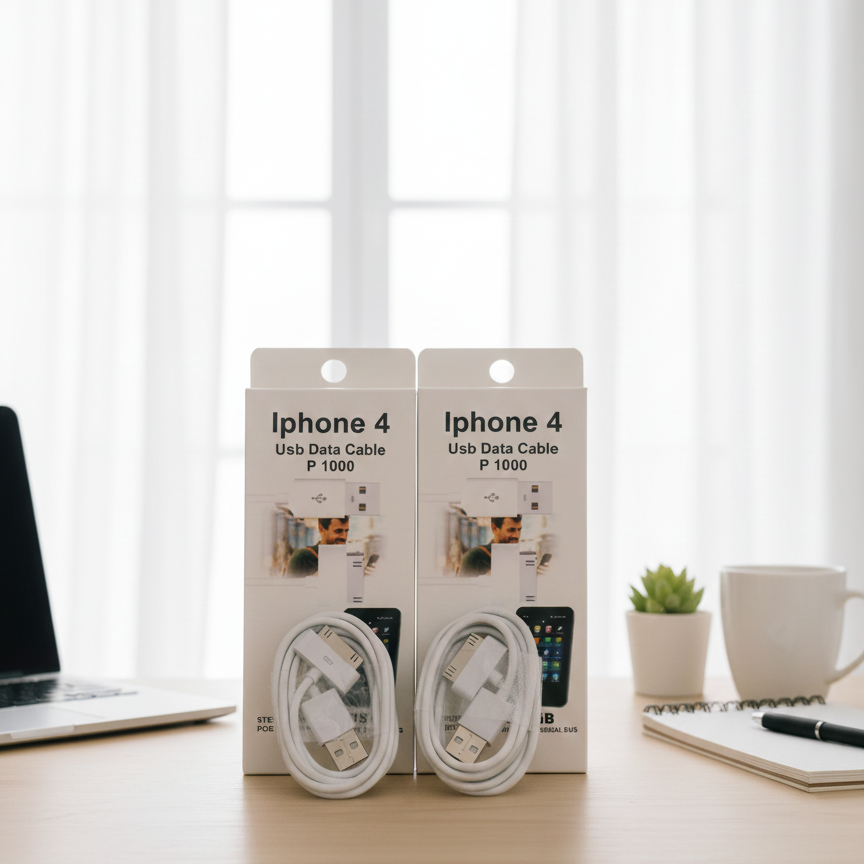 iPhone 4 USB Data Cable P 1000 Durable and Compact