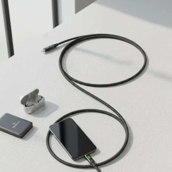 Sabawoon 120W Type-C to Type-C Ultra-Durable Fast Charging Cable