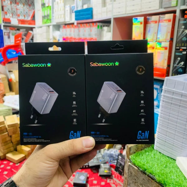 Sabawoon 30W GaN Fast Charger for USB-C Devices