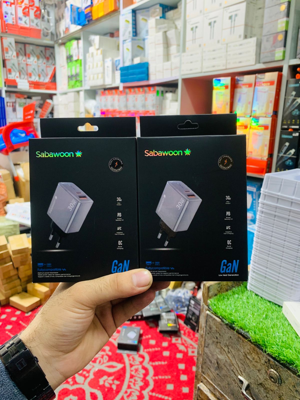 Sabawoon 30W GaN Fast Charger for USB-C Devices