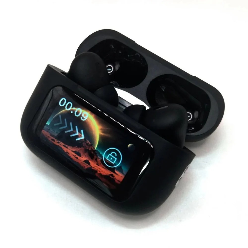A9 Pro Wireless Earbuds with ANC and Smart Display