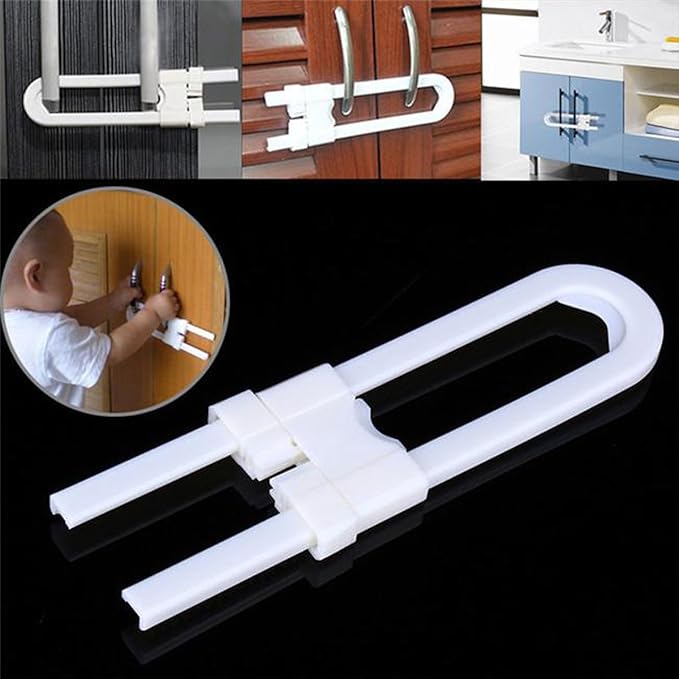 Child Safety Lock Pack of 2 for Cabinets & Fridges