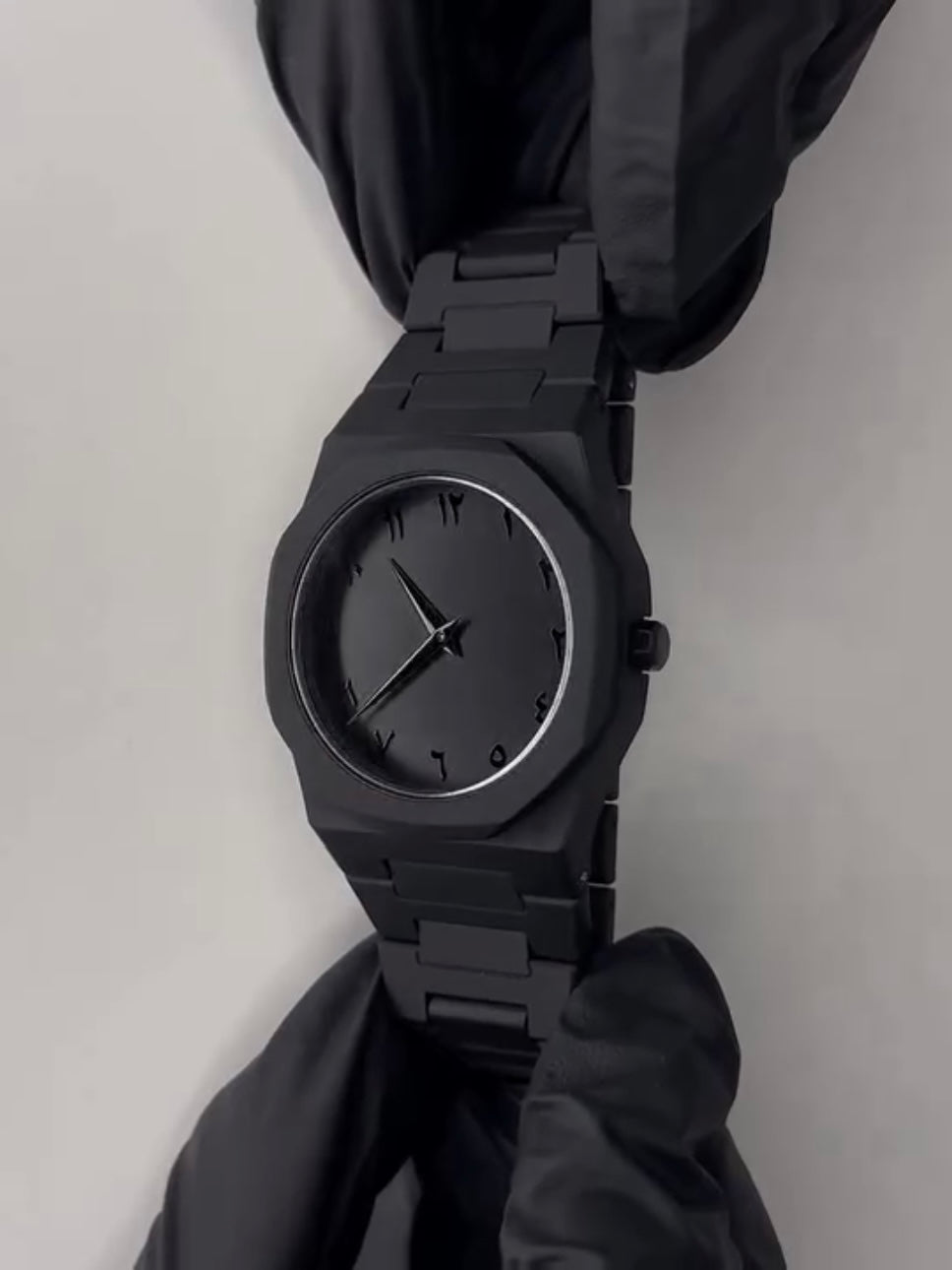 Full Black AURA Quartz Watch for Men & Boys