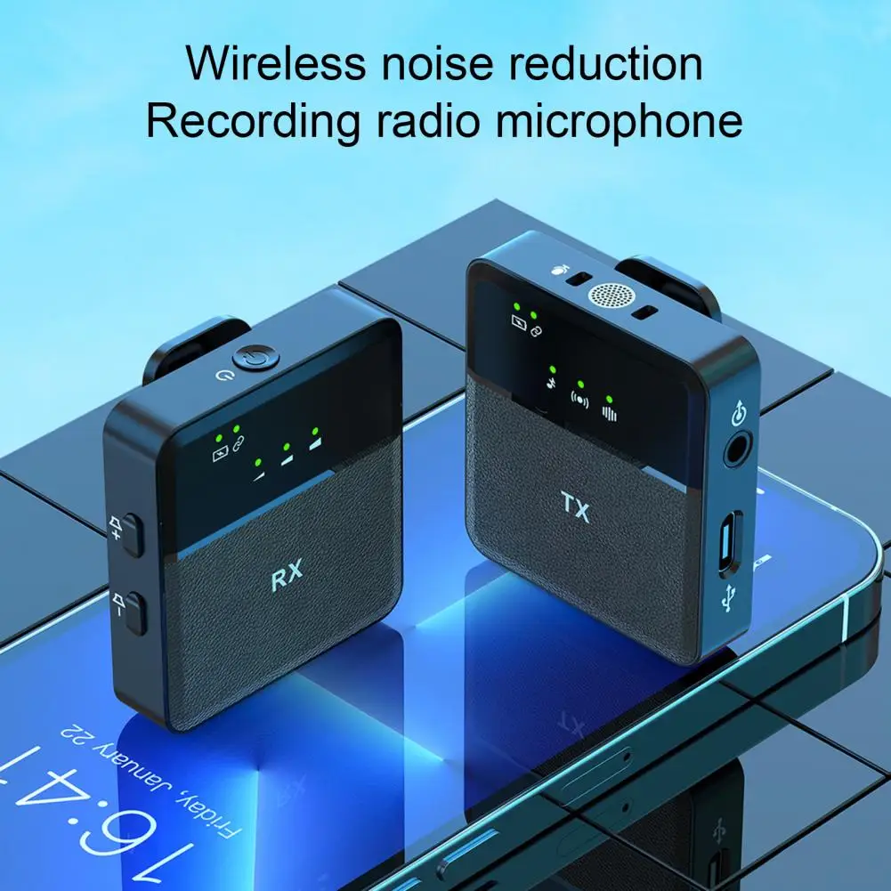 SX9 Wireless Microphone with 360° Noise Reduction and HD Audio