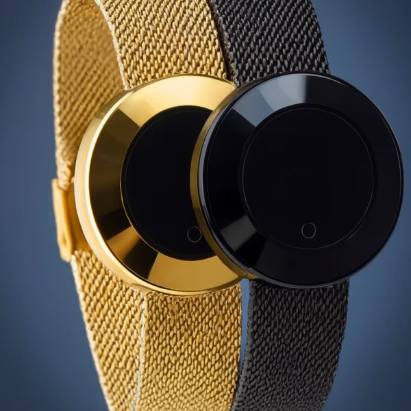 Ladies Smart Watch with Sleek Mesh Strap Stylish Design
