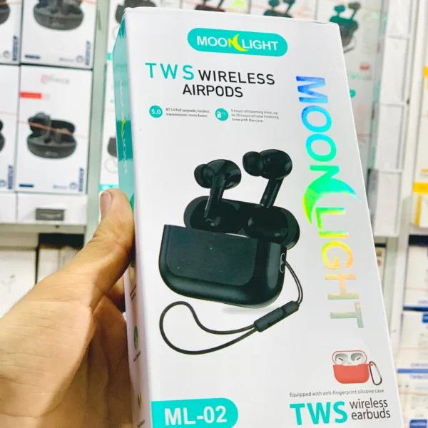 Moonlight Bluetooth AirPods Pro 2 with Magnetic Fit & Big Battery
