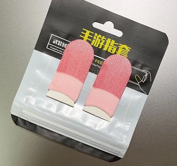 Gaming Finger Sleeves 2-Pack Sweat-Proof Breathable
