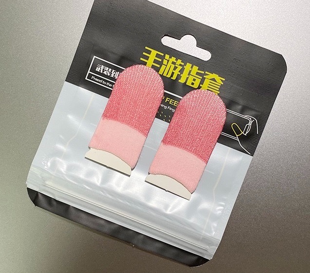 Gaming Finger Sleeves 2-Pack Sweat-Proof Breathable