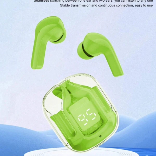 Air 31 Wireless Earbuds with Transparent Case & Type-C Charging