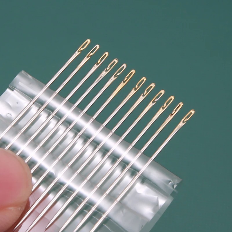 Multi-Size Stainless Steel Side-Opening Darning Needles