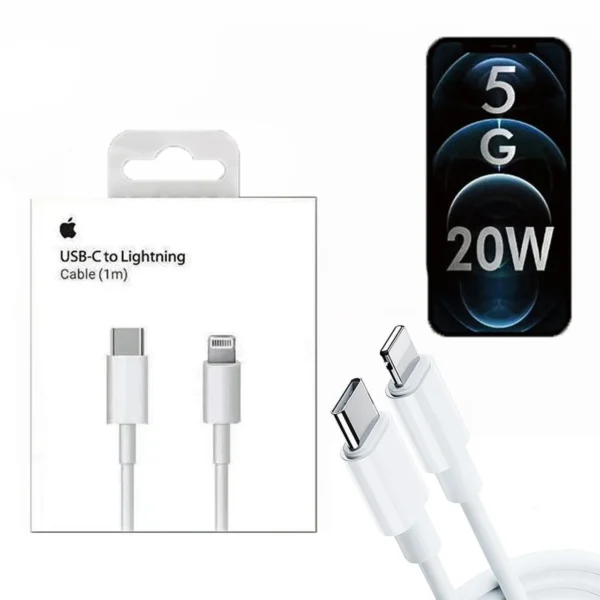 Type-C to iPhone Charging Cable with Apple Logo Magnetic