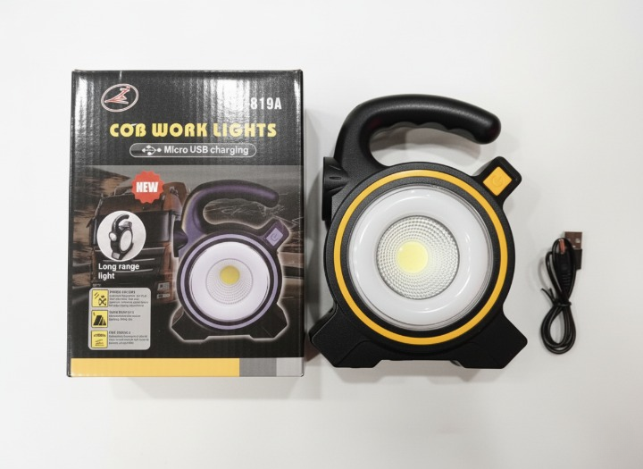 COB LED Rechargeable Work Light JY-819A Portable Torch