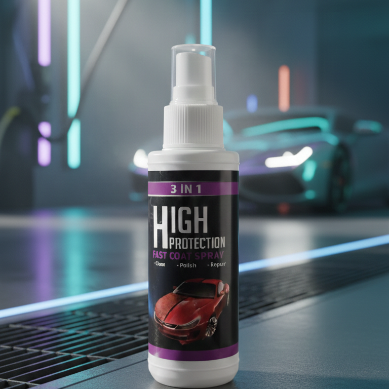3-in-1 Quick Car Coating Spray for High Protection & Shine