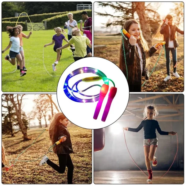 LED Lighting Jump Skipping Rope for Kids and Adults