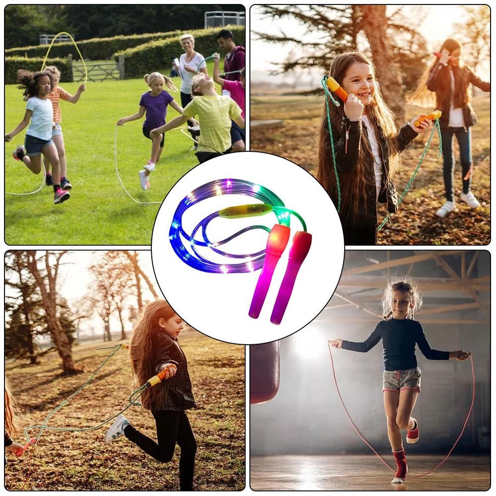 LED Lighting Jump Skipping Rope for Kids and Adults